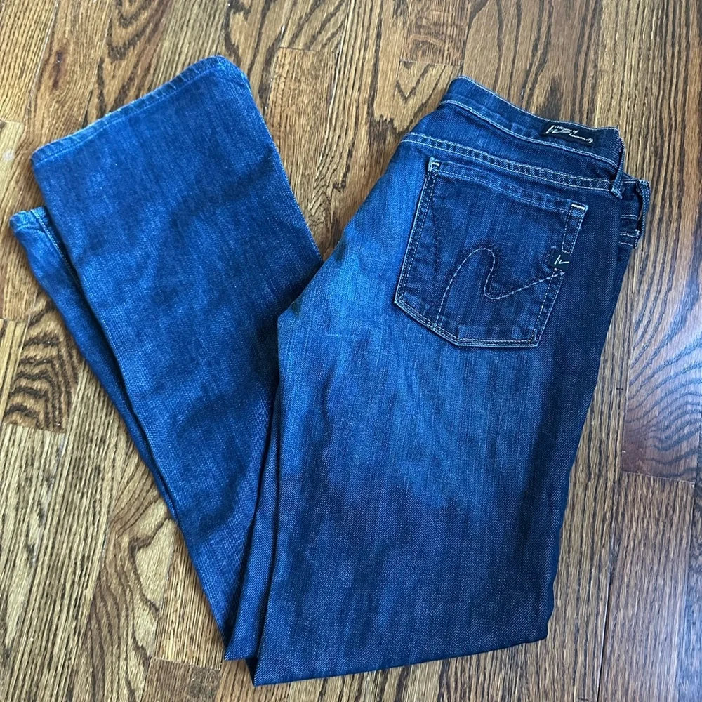 Citizens Of Humanity Blue Boot Cut Jeans - Picture 1 of 6
